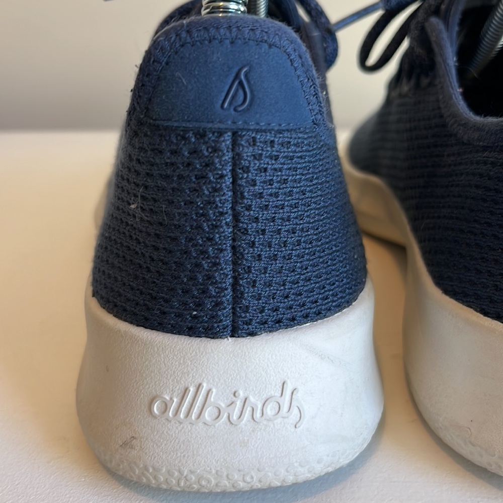Allbirds Women’s Tree Runner Marine Sneaker Shoes Size 8 - Picture 8 of 12